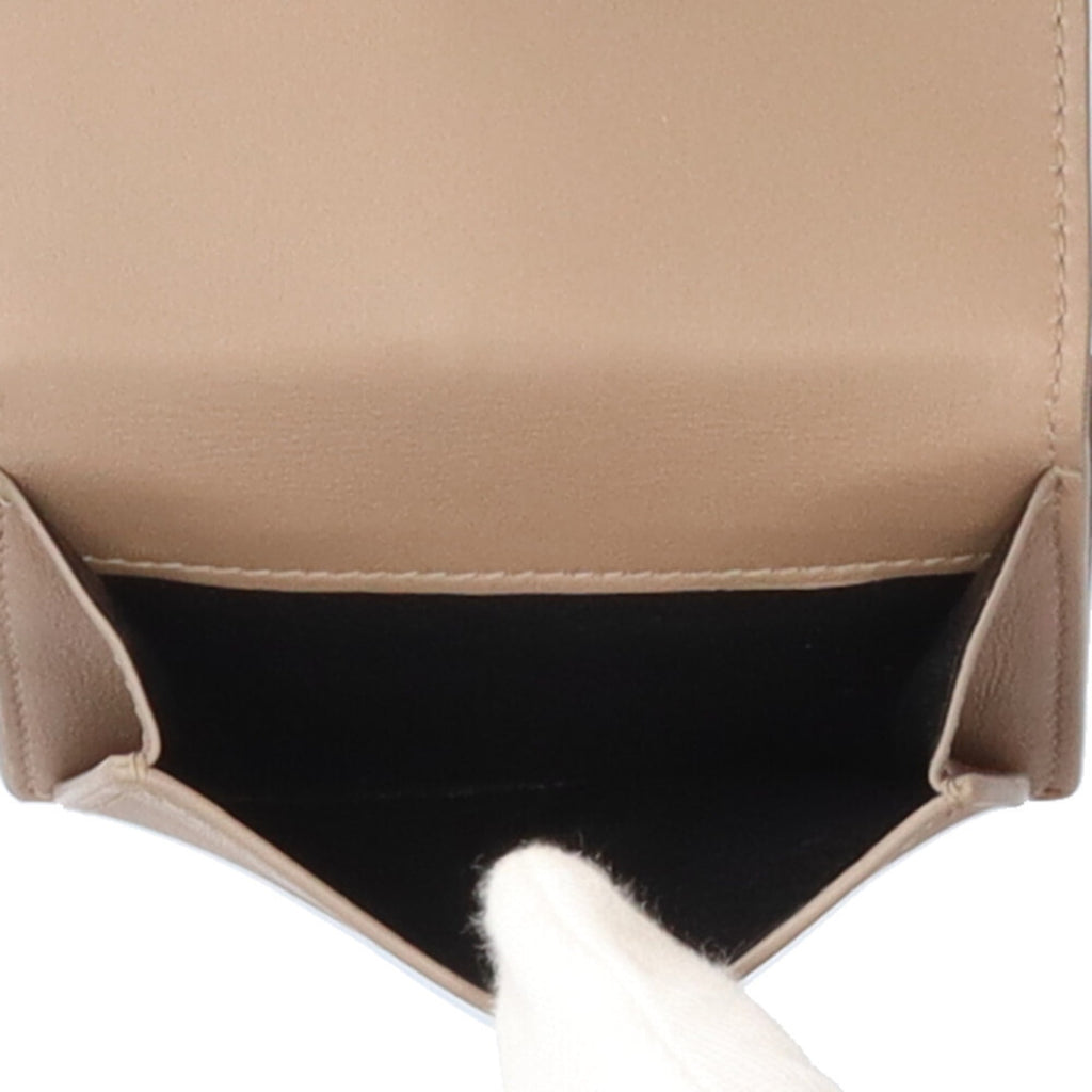 Saint Laurent Tri-fold Wallet, Leather 602974, Women's, Pre-owned