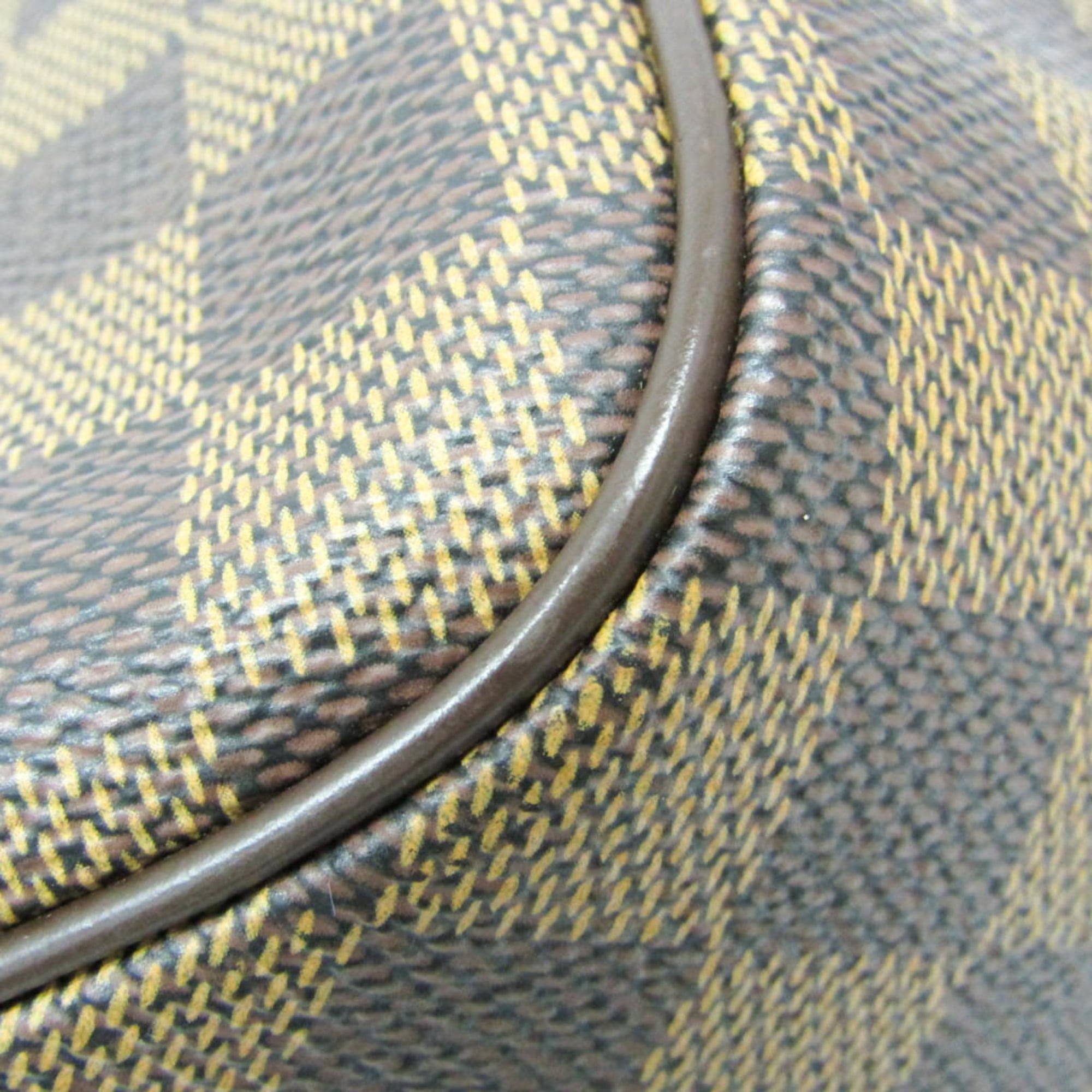 Louis Vuitton Damier Belem MM N51174 Women's Shoulder Bag Brown,Ebene — Like New