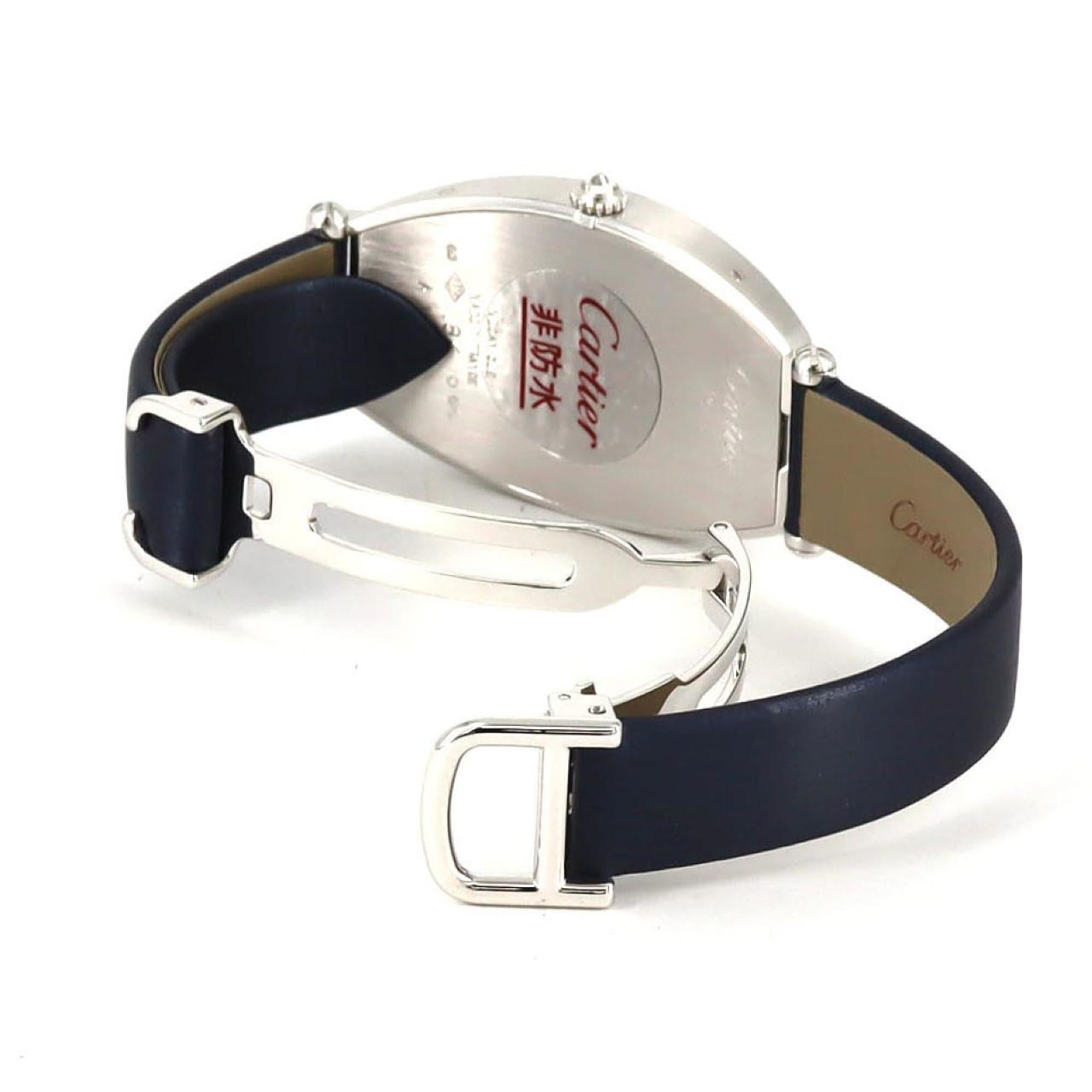 Cartier Tonneau LM WG D WA502451 Watch, Manual Winding — Very Good