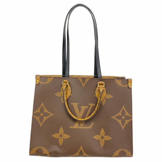 Louis Vuitton Monogram Giant Reverse On-the-Go Tote Bag M45321 Brown 2-Way for Women