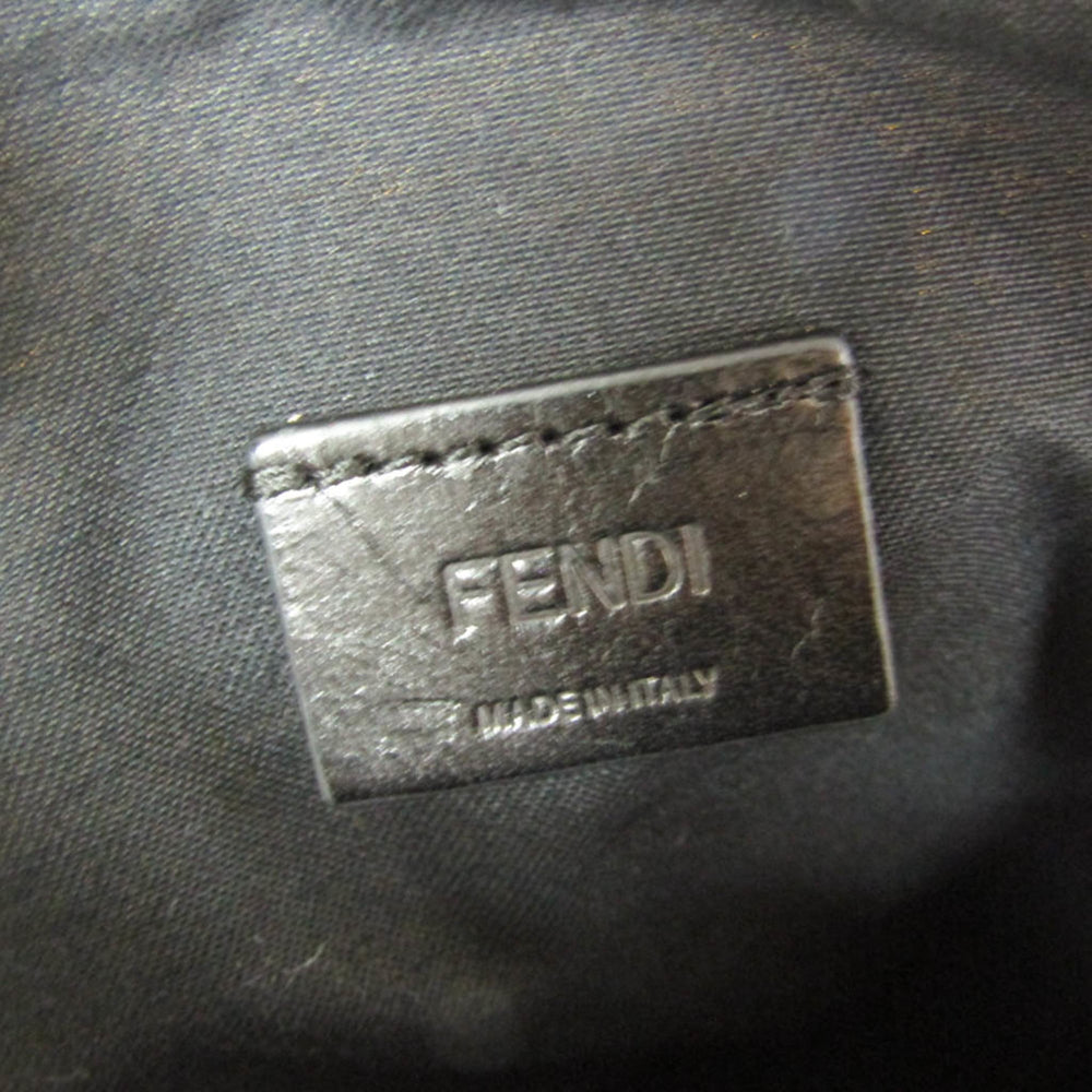 Fendi Baguette Phone Pouch 7AS056 Men,Women Nylon Shoulder Bag Yellow — Like New