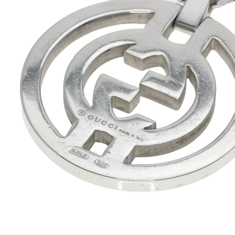 Gucci Interlocking Necklace, Silver, Women's — Like New