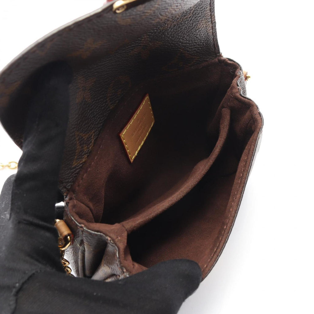 Louis Vuitton Micro Metis Monogram Handbag, Coated Canvas and Leather, Brown, Women's, M81267