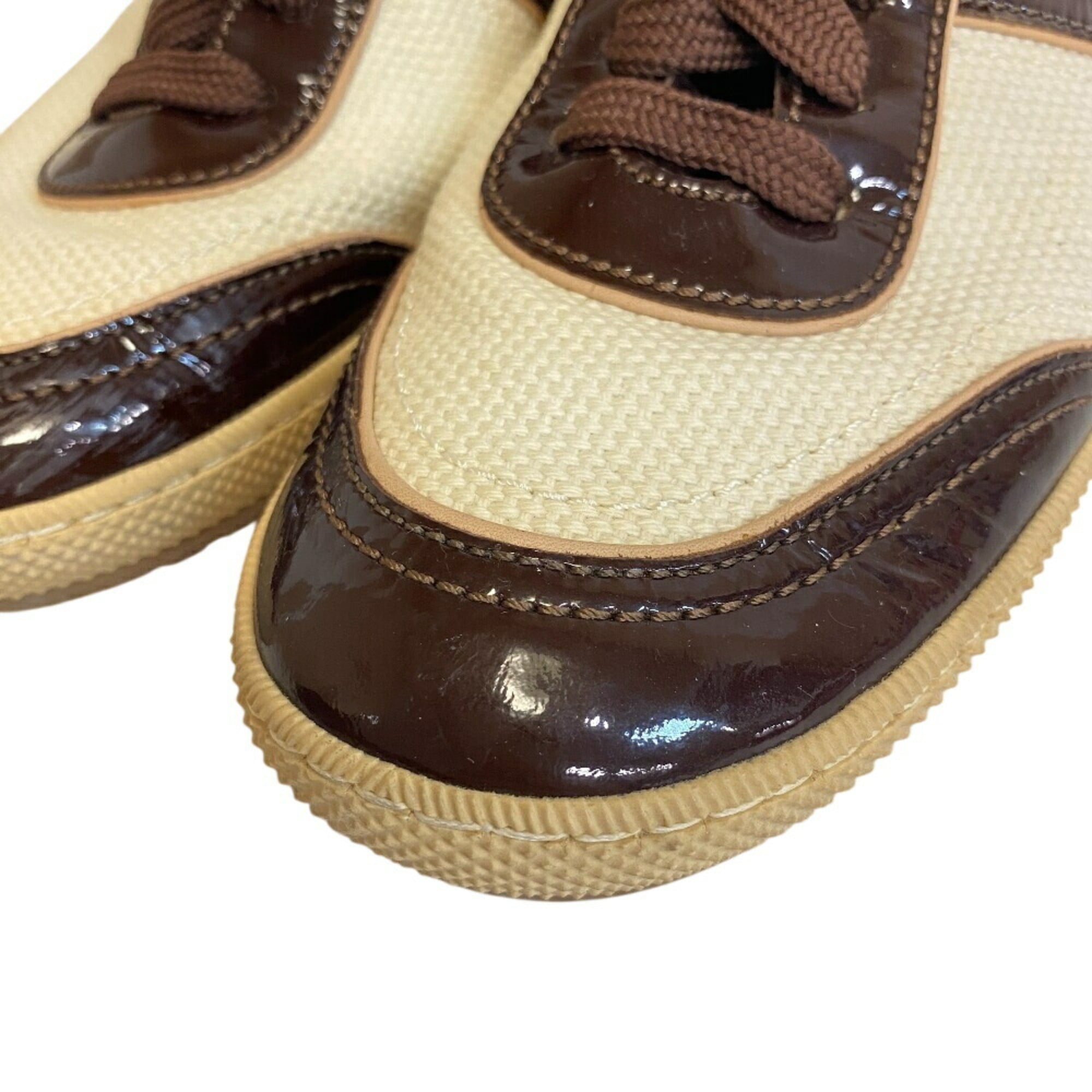 LOUIS VUITTON 22 Sneakers Brown Women's