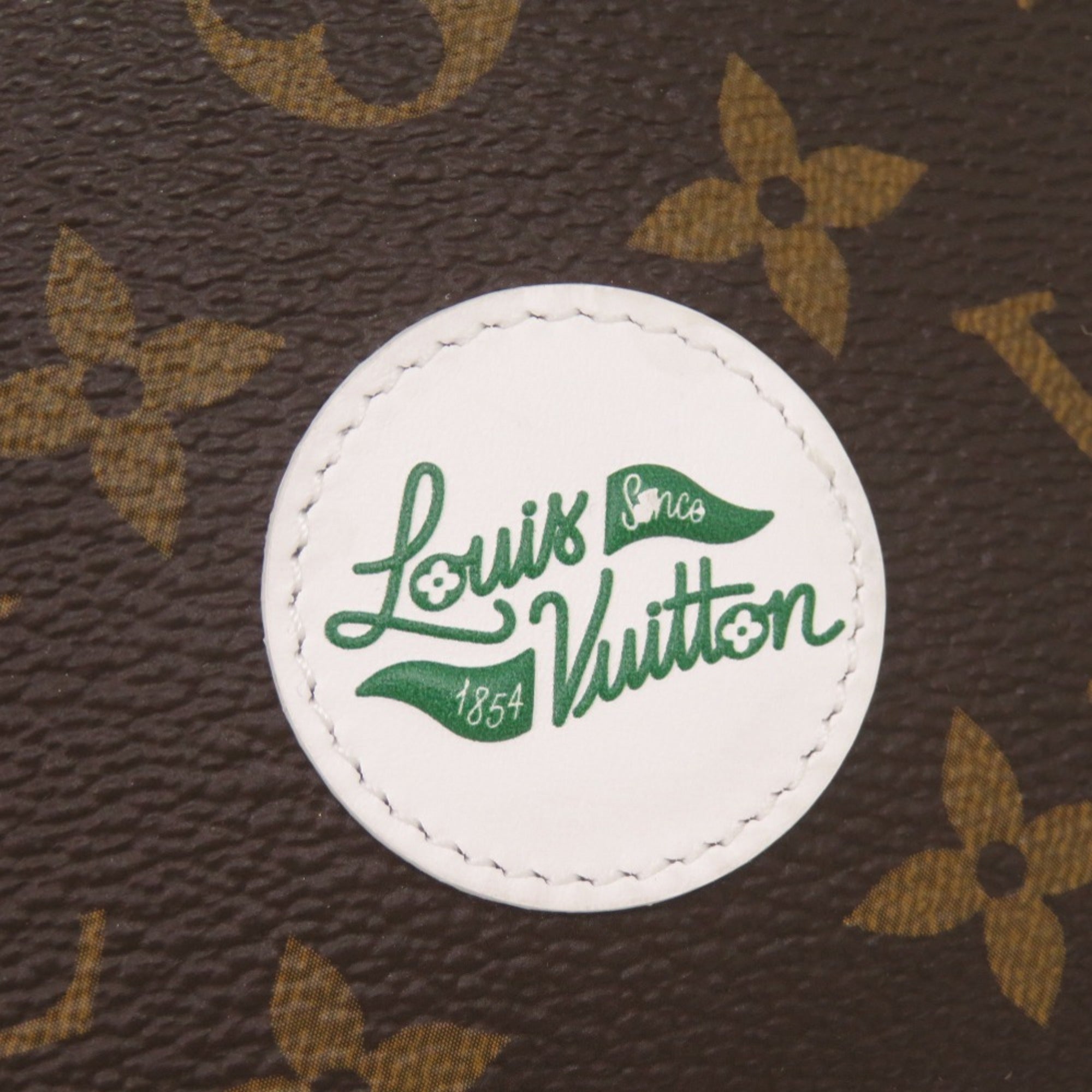 Like new Louis Vuitton Golf Accessory Pouch Monogram GI1298 Brown 0712 LOUIS VUITTON — Like New