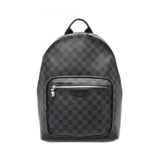 Louis Vuitton Josh NV Backpack, Coated Canvas and Leather with Damier Graphite Finish, Men's, Black, N40365