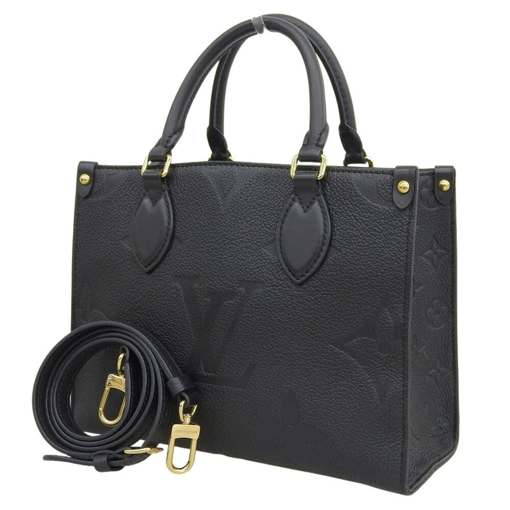 Louis Vuitton Monogram Empreinte On the Go PM Bag M45653 in Noir Leather