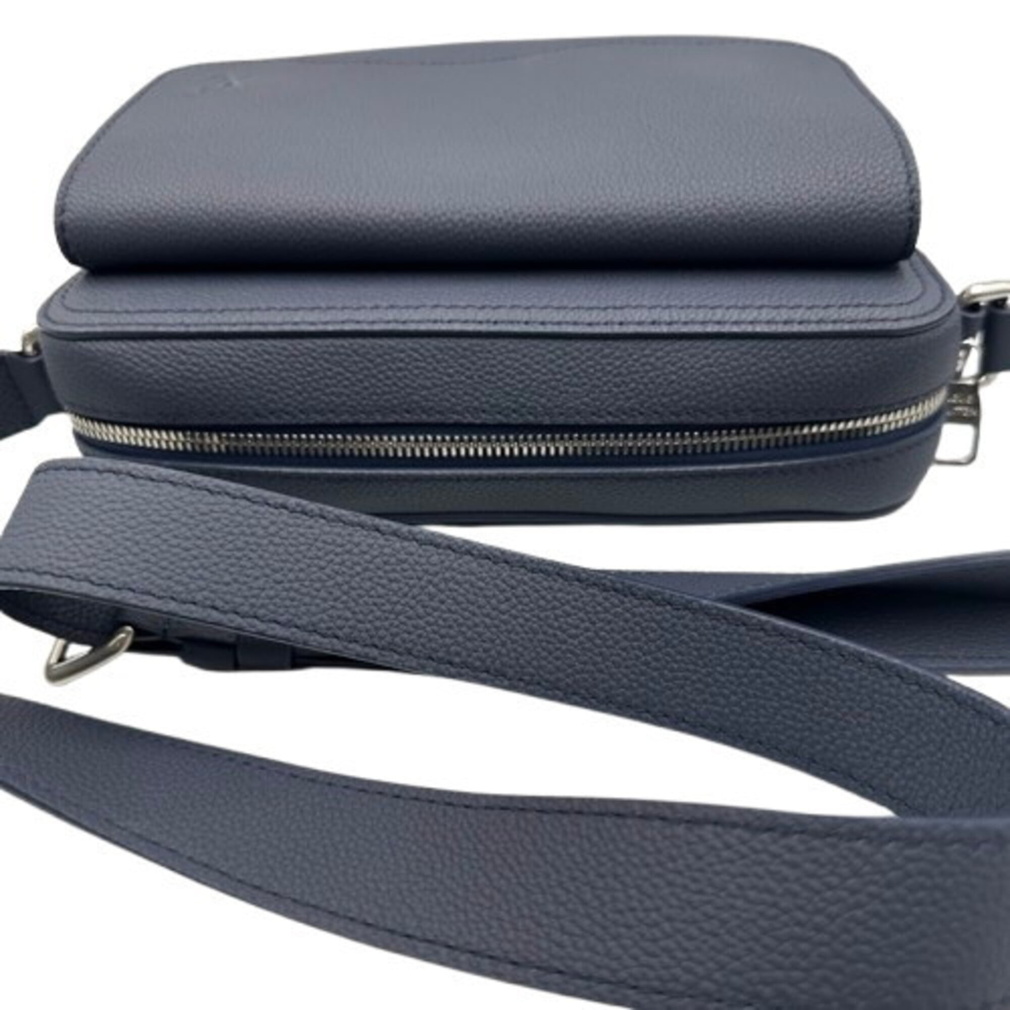 Louis Vuitton Boarding Leather Shoulder Bag, Navy, M15260 — New - Store Return