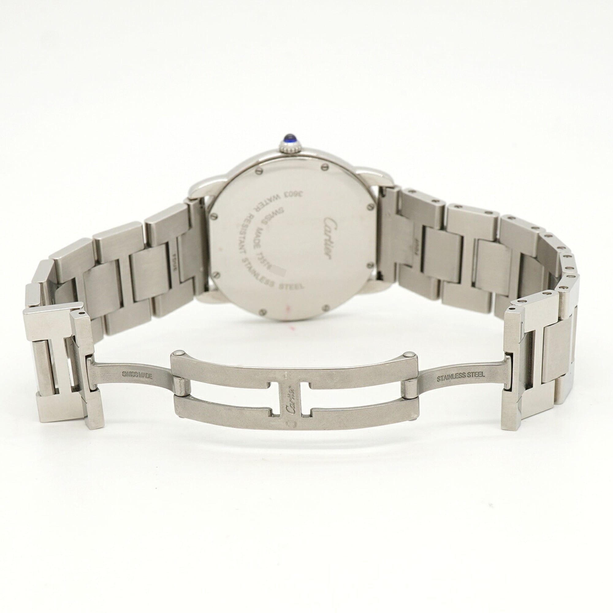 Cartier Ronde Solo LM W6701005 Silver Dial Men's Watch — Good