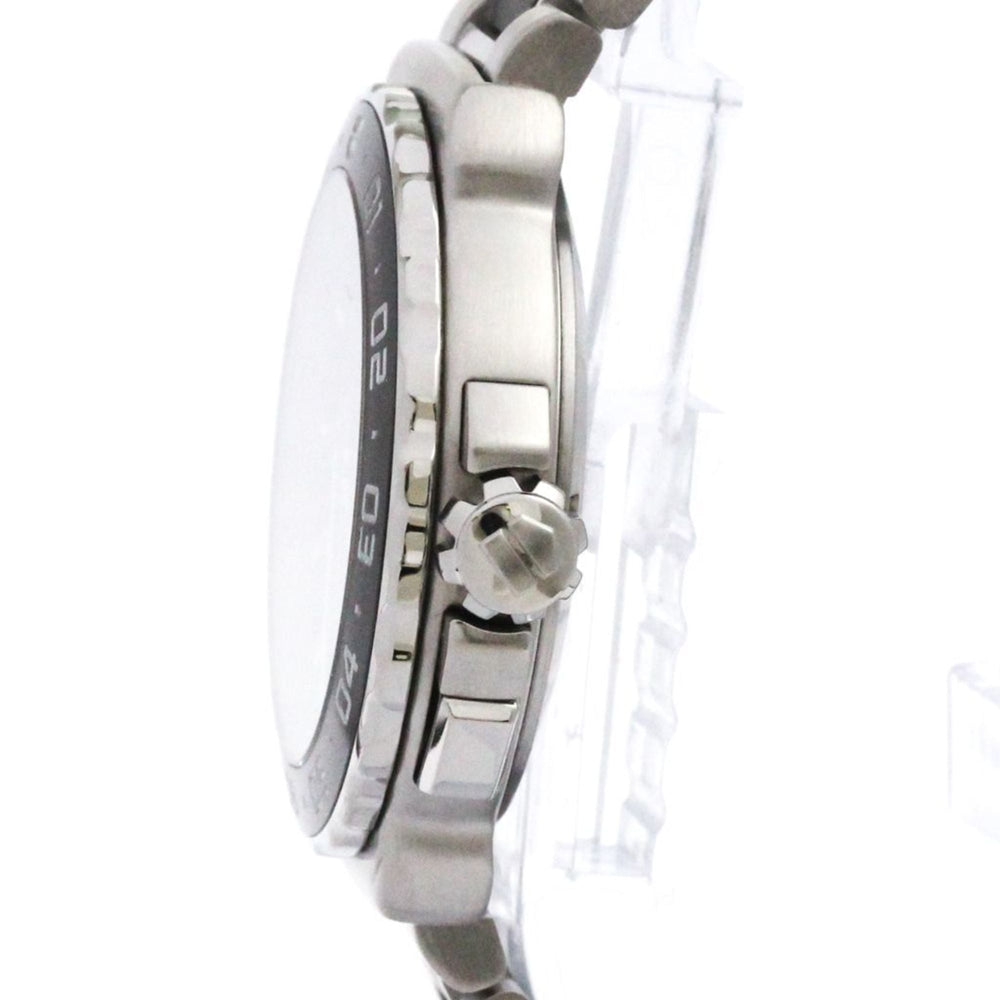 TAG HEUER Formula 1 Grand Date Alarm Steel Mens Watch WAU111C Polished — Very Good