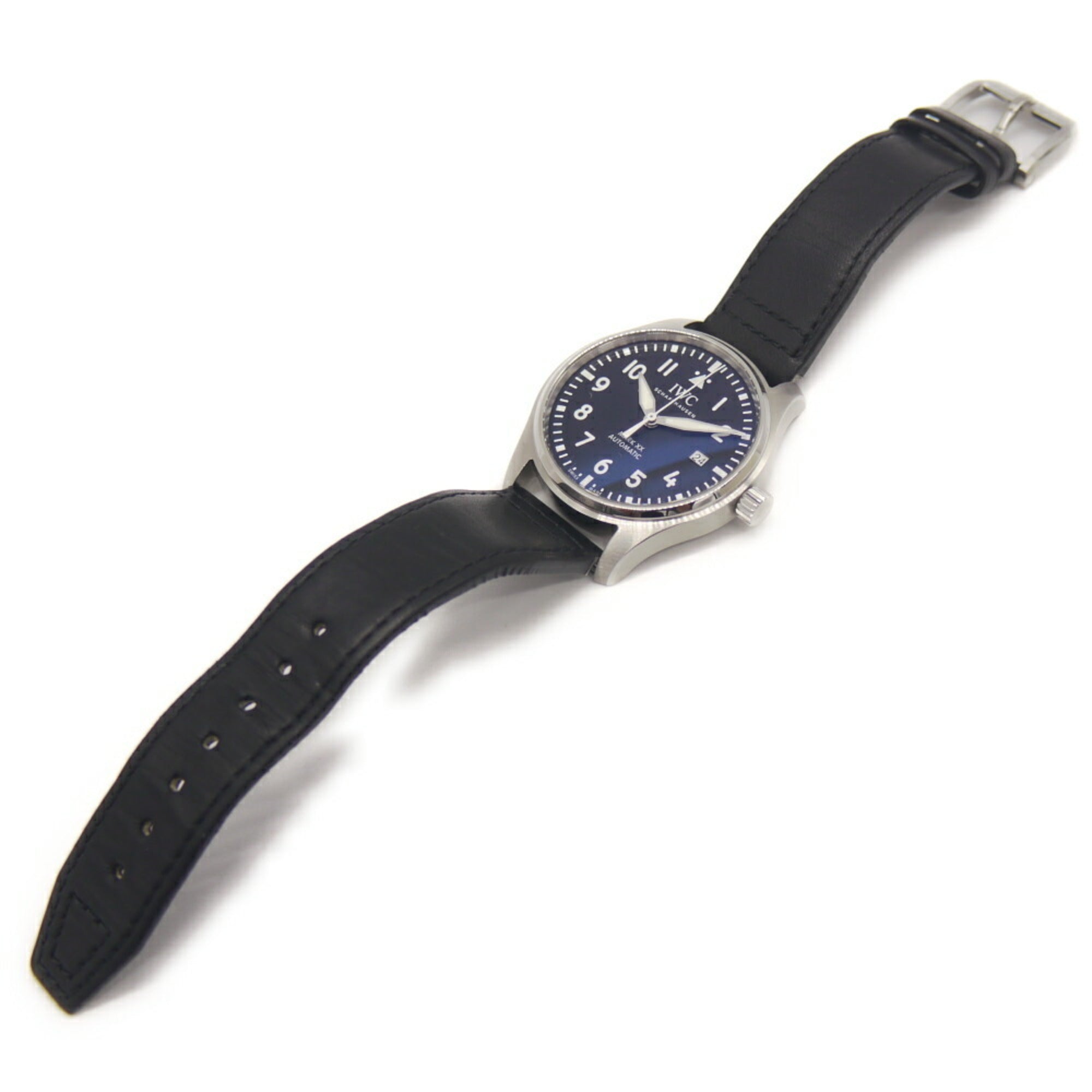 IWC International Watch Company Pilot's Mark XX IW328201 Automatic Black Dial Wristwatch — Good
