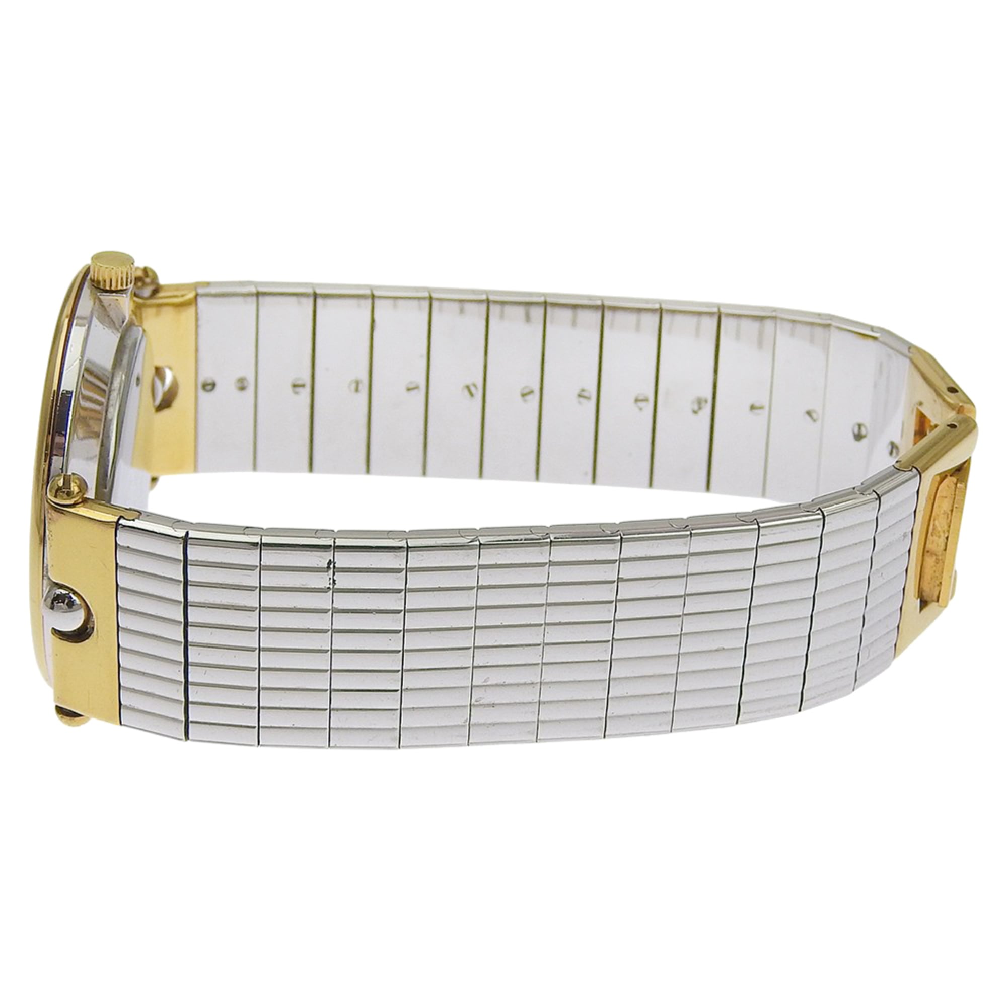 Christian Dior Watch 3026, Stainless Steel with Gold Plated Silver Quartz Movement, Analog Display, Black Dial, Women's — Good