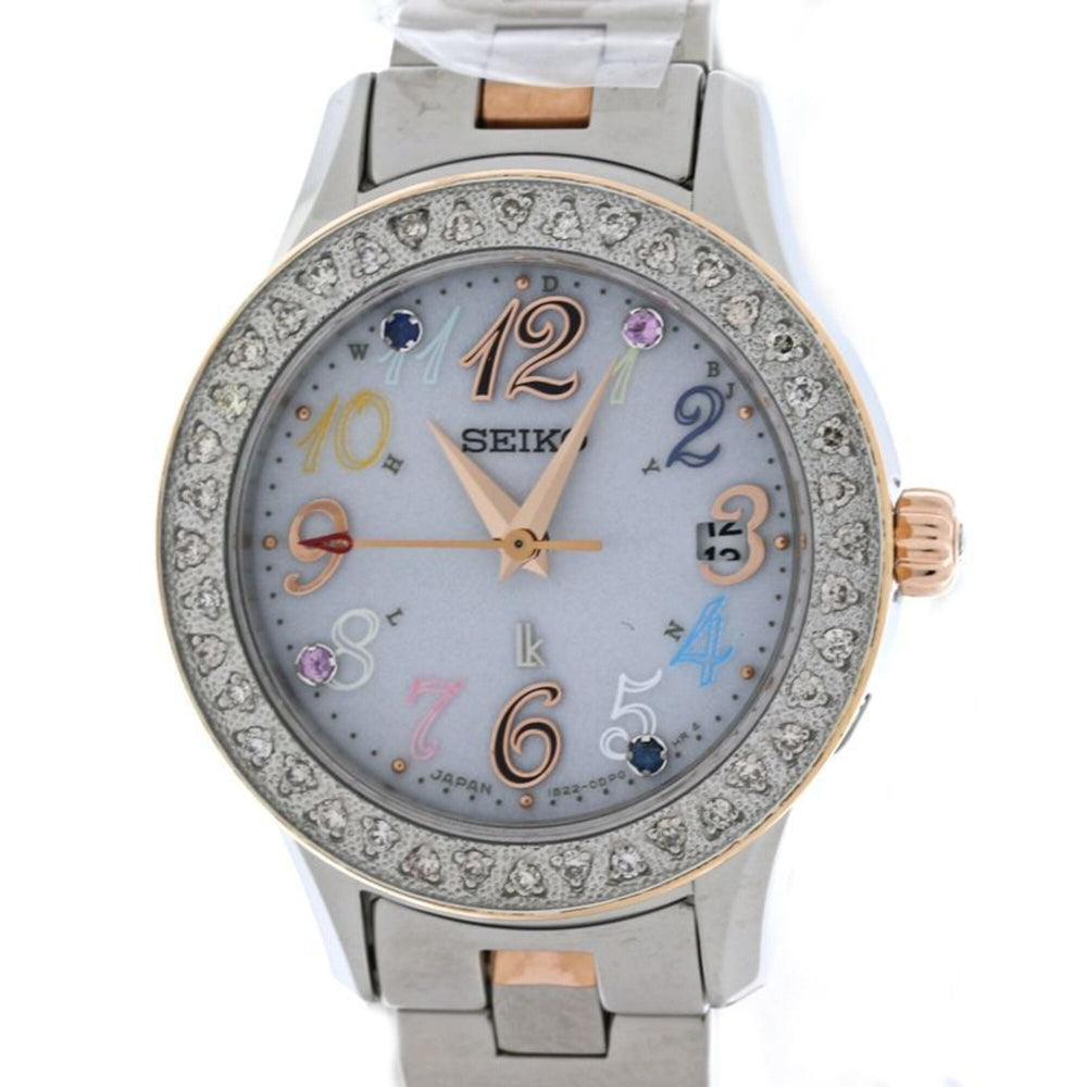SEIKO Lukia Diamond Limited Edition SSVW069 1B22-0BX0 Women's Watch Stainless Steel /40416 — New - Store Return