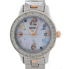 SEIKO Lukia Diamond Limited Edition SSVW069 1B22-0BX0 Women's Watch Stainless Steel /40416 — New - Store Return