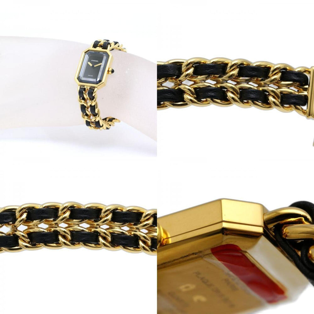 CHANEL Premiere S size H0001 483011001 Women's Watch GP (Gold Plated) x Leather 130523 — Very Good