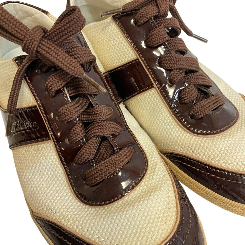 LOUIS VUITTON 22 Sneakers Brown Women's