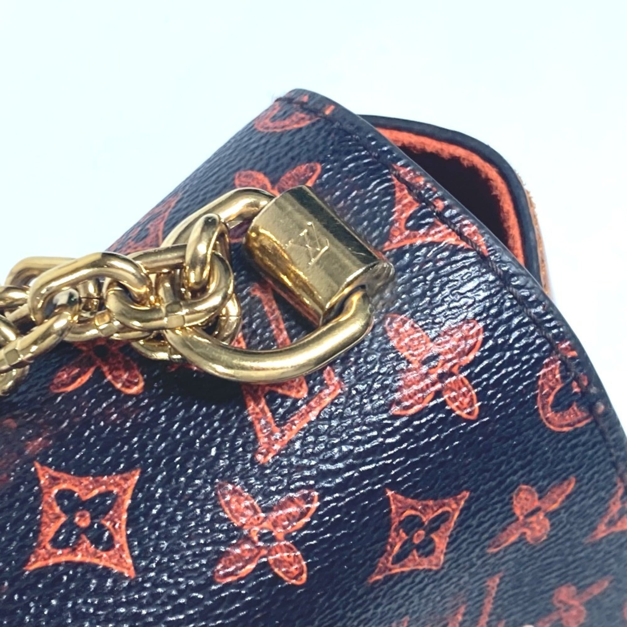 LOUIS VUITTON M44408 Monogram Catgram Cat Sack Twist MM Chain Bag W Shoulder Canvas Women's Brown G-240825-13 — Like New