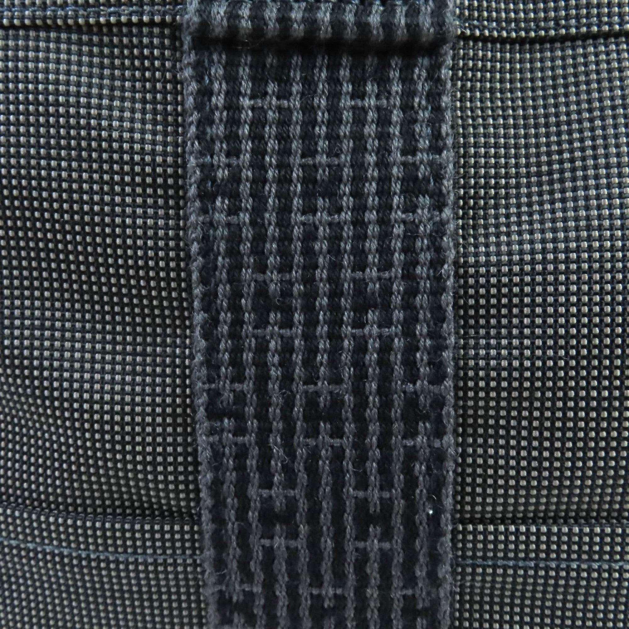 HERMES Air Line MM Silver Hardware Serie Button Canvas Tote Bag Gray Made in France Women's — Like New