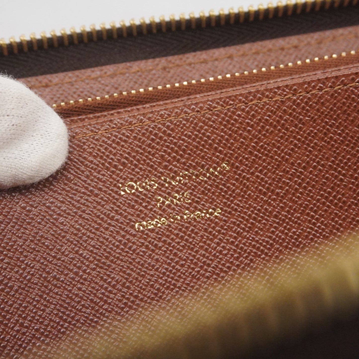 Louis Vuitton Monogram Zippy Wallet M42616 Brown Men's and Women's