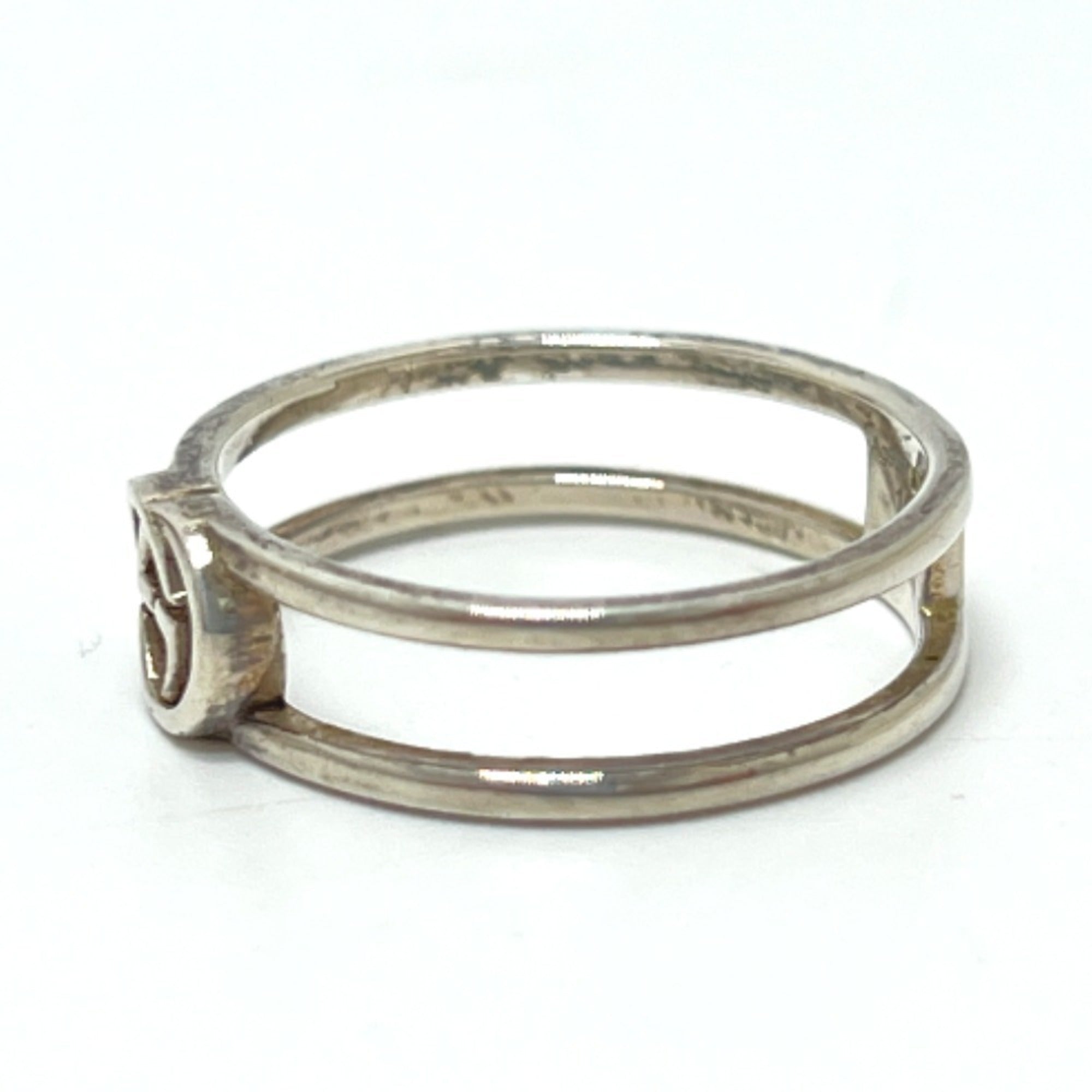 GUCCI Interlocking G Ring, SV925, Women's Silver — Like New