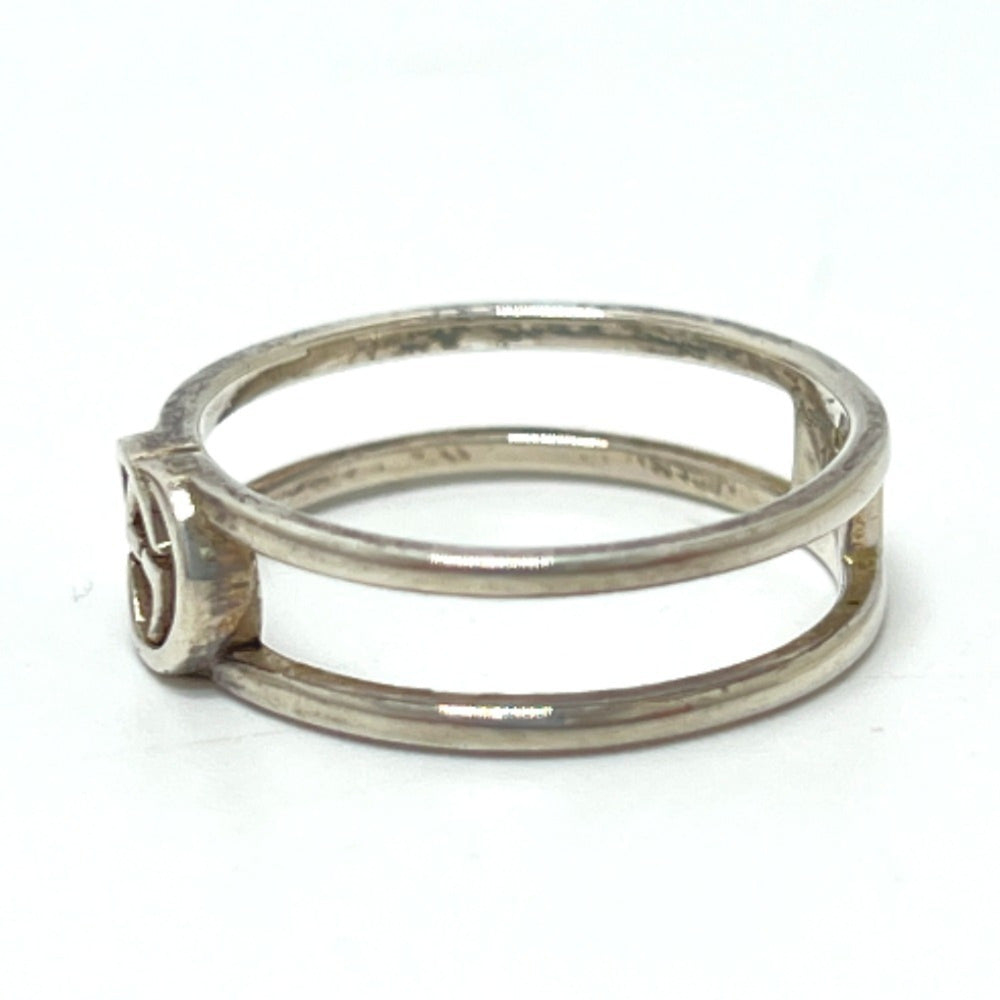 GUCCI Interlocking G Ring, SV925, Women's Silver — Like New