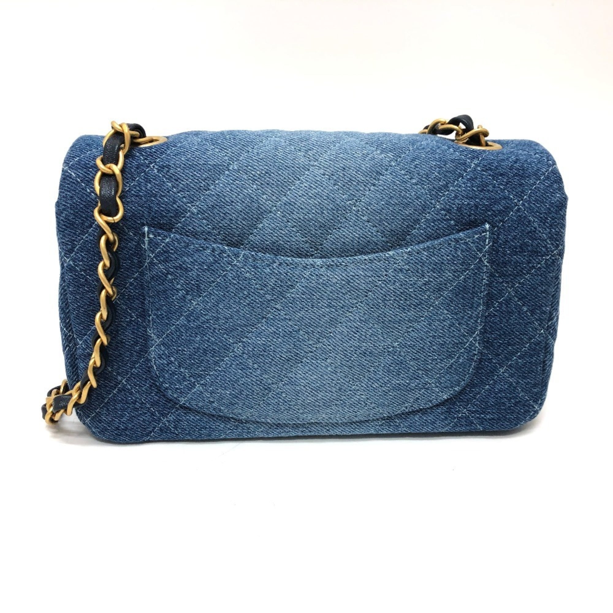 CHANEL Chanel Matelasse Gradient Shoulder Bag Denim Women's Blue — New - Store Return