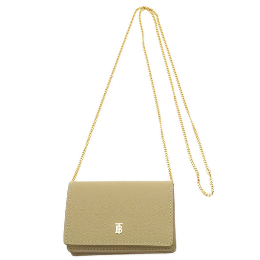 Burberry Coin Chain Wallet Wallet/Coin Case Calf Leather Women's