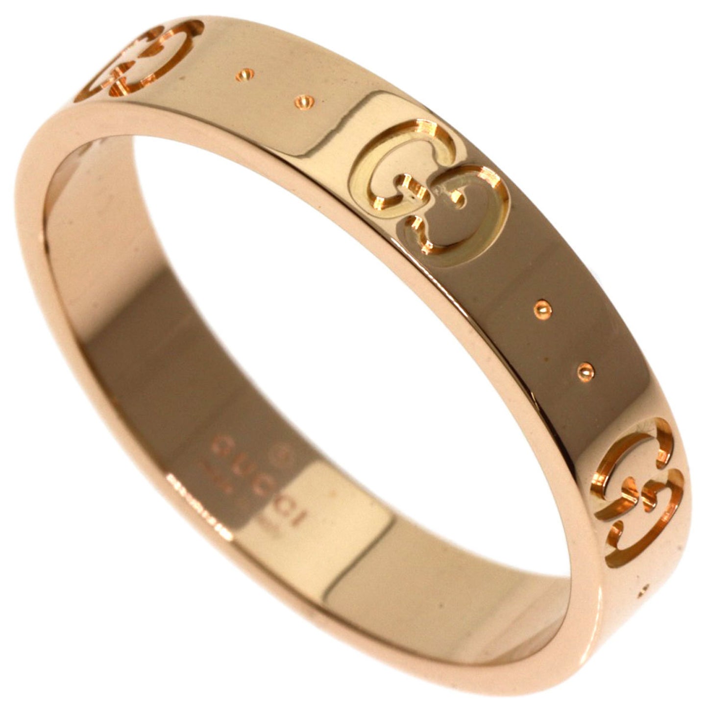 Gucci Icon #17 Ring, 18K Pink Gold, Women's, GUCCI