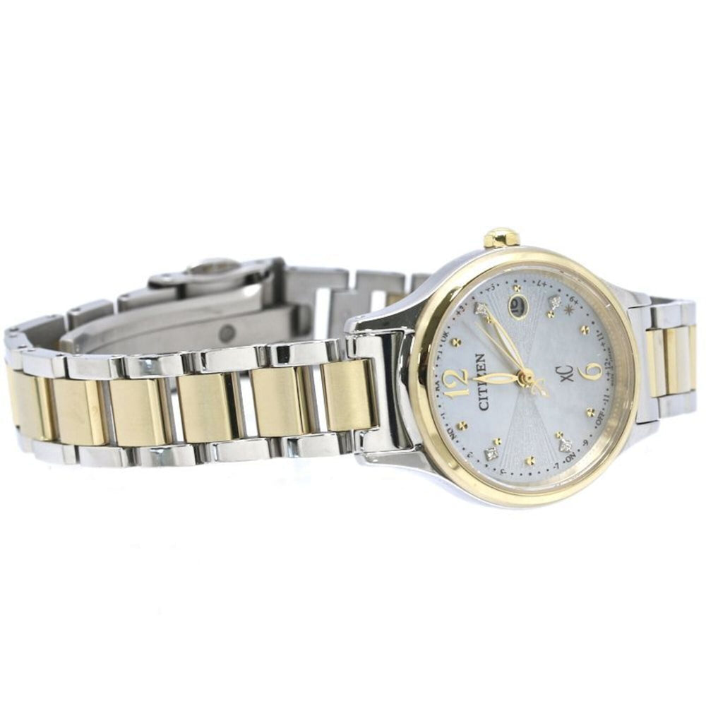 CITIZEN XC Cross Sea Hikari Collection Sakura ES9494-51D4P Diamond Limited Edition Women's Titanium Watch /40411 — Good