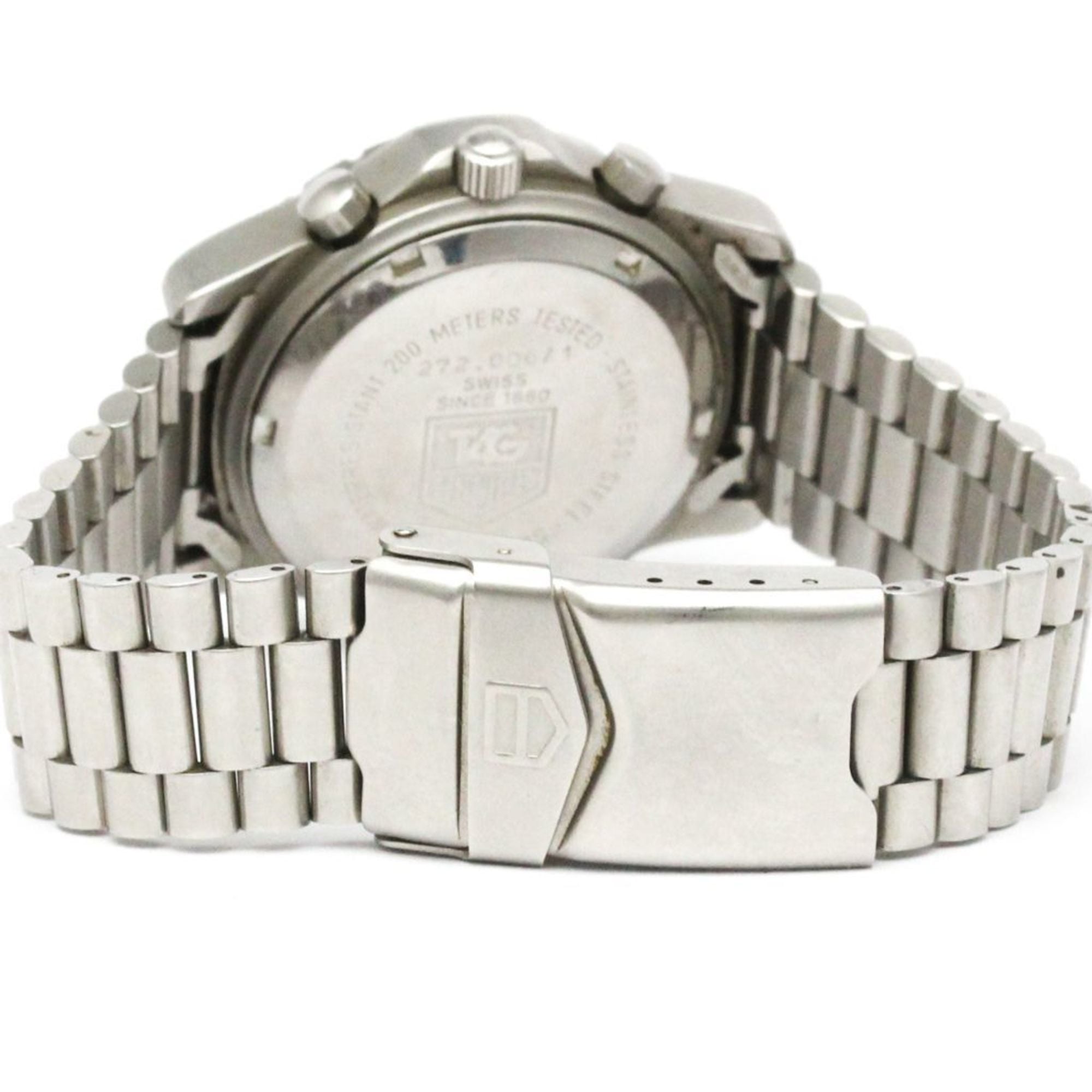 TAG HEUER Chronograph Quartz Stainless Steel Mens Watch 272.006 — Good