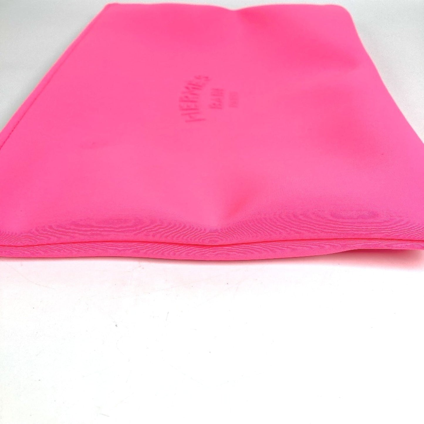 HERMES True Toilet Neoban GM clutch bag, makeup pouch, multi-purpose polyamide and elastane, men's women's, pink