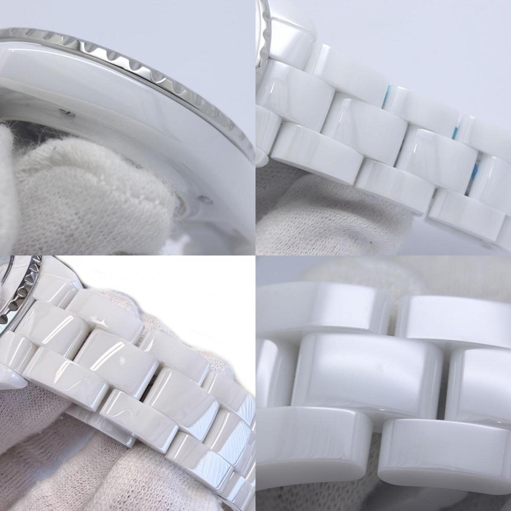 CHANEL J12 Phantom Caliber 12.1 H6186 Men's Watch, White Ceramic x Stainless Steel, 40401 — Like New