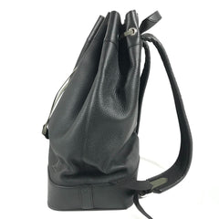 LOUIS VUITTON M55171 LV Logo Taurillon Noé Backpack Daypack Bag Drawstring Rucksack Leather Men's Women's Black — Like New