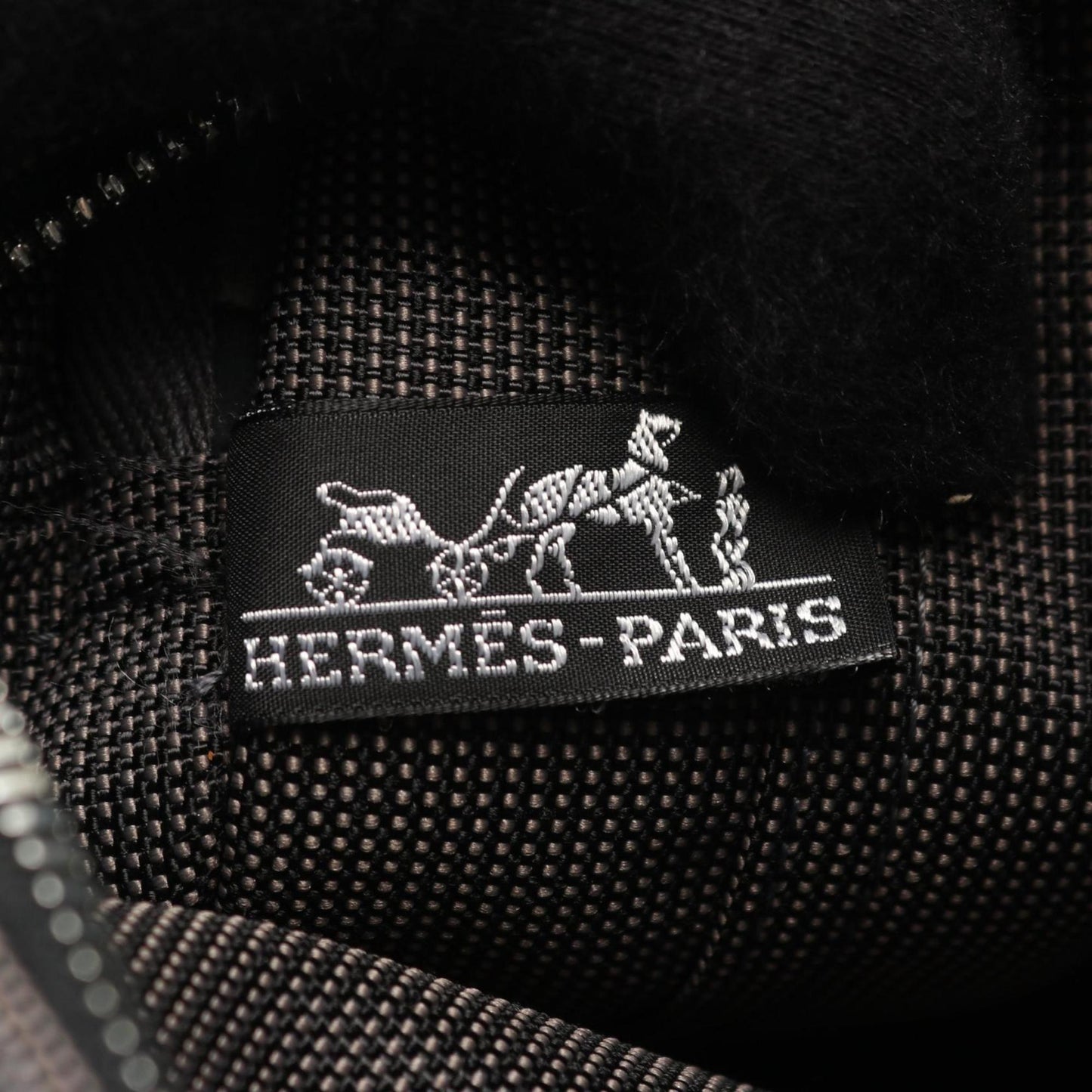 Hermes Hermès Air Line MM Tote Bag, Canvas/Nylon Canvas, Men's/Women's, Gray