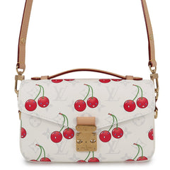 Louis Vuitton Shoulder Bag Monogram Cherry LV x TM Pochette Métis EW M14231 2-way Takashi Murakami Handbag Women's LOUIS VUITTON — Like New
