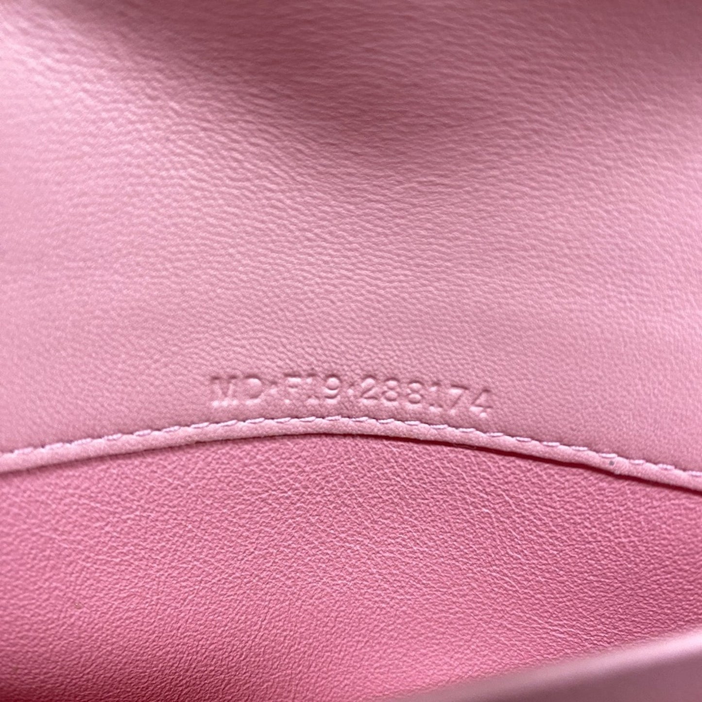 BALENCIAGA 30413 Clip Long Wallet Pink Women's