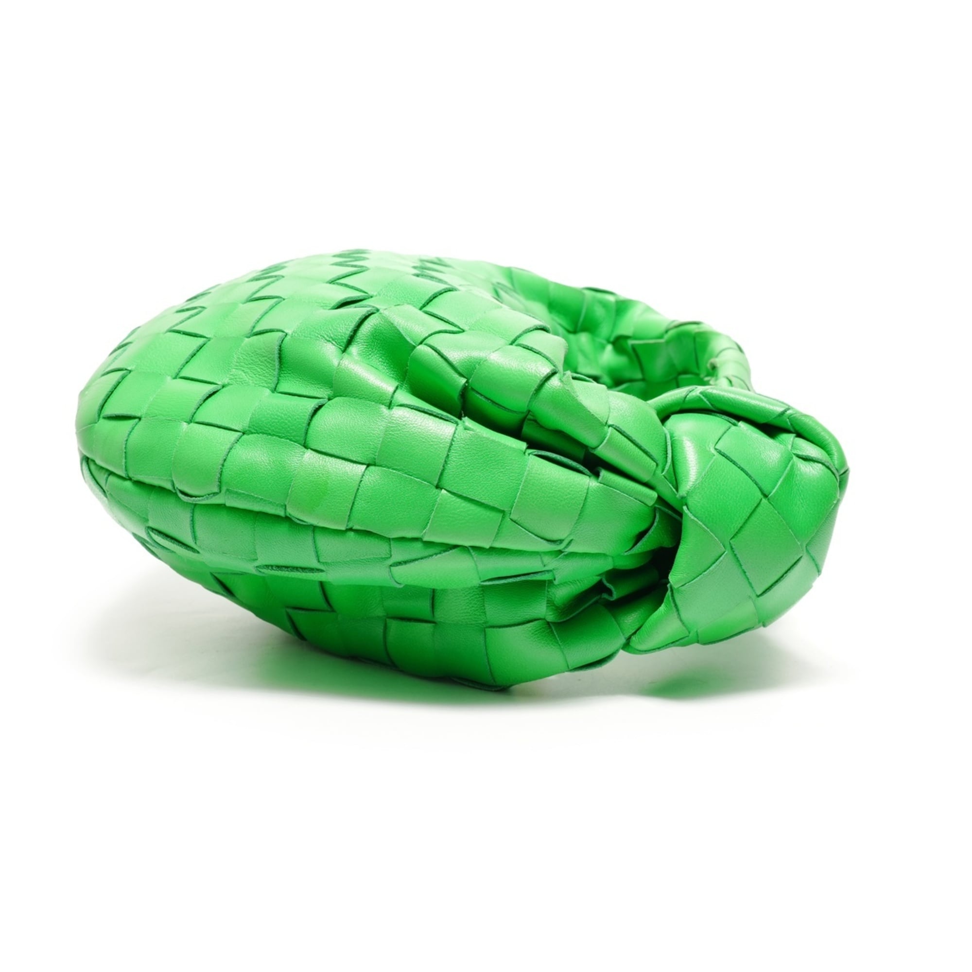 Bottega Veneta 2021-2025 Intrecciato Mini Jodie Paraquito Green Handbag