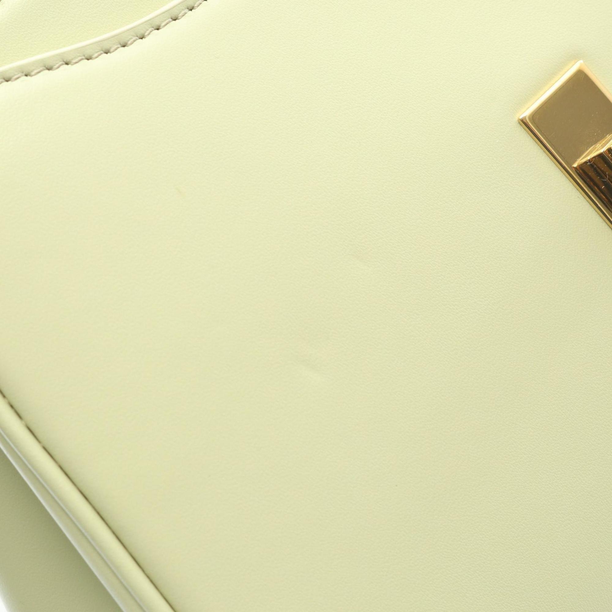 Celine Mini 16 Seize Handbag, Leather, Women's, Green, 197983BEY.29AG