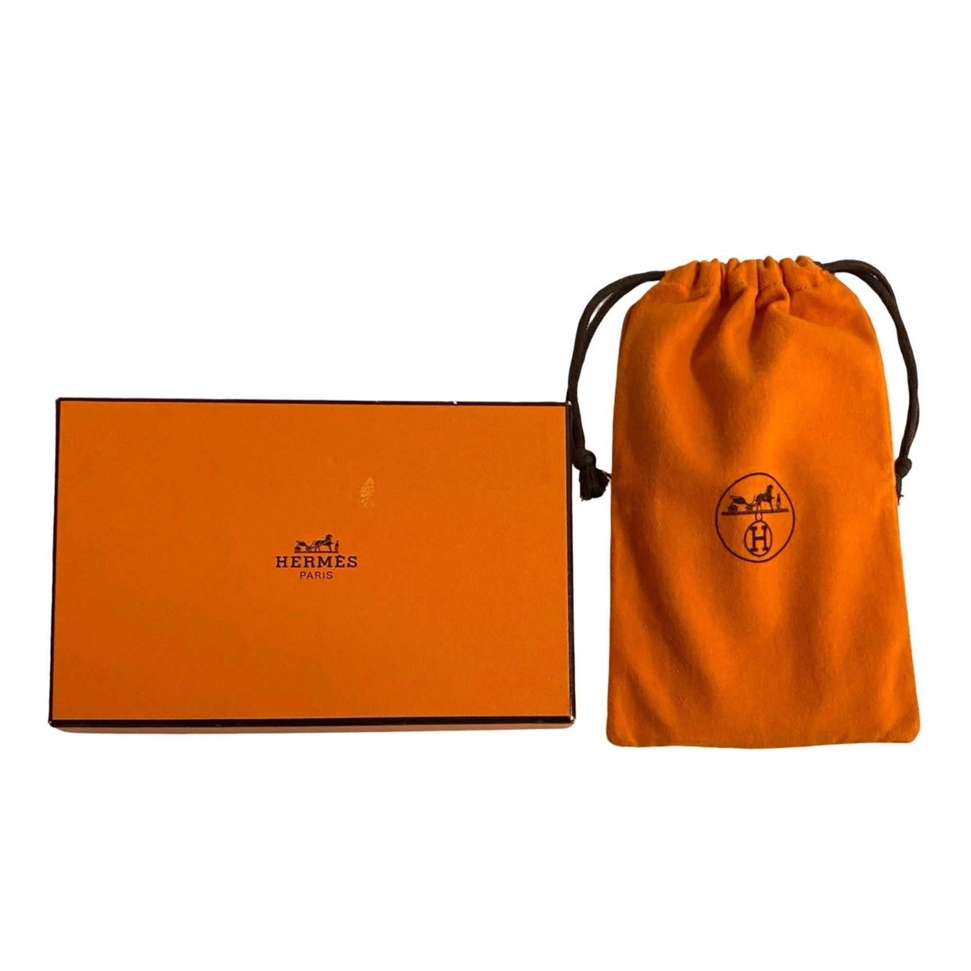 HERMES Bearn Soufflet Epsom Leather Bifold Wallet with Bill Compartment, Etoupe Leather, 20299