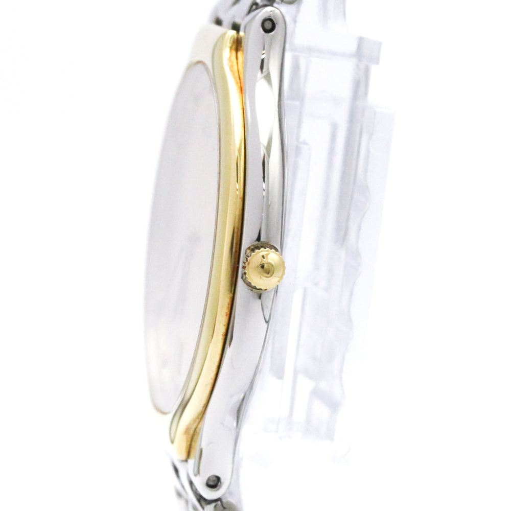 OMEGA De Ville Symbol K18 Gold Steel Quartz Mens Watch 196.0316 Polished — Very Good