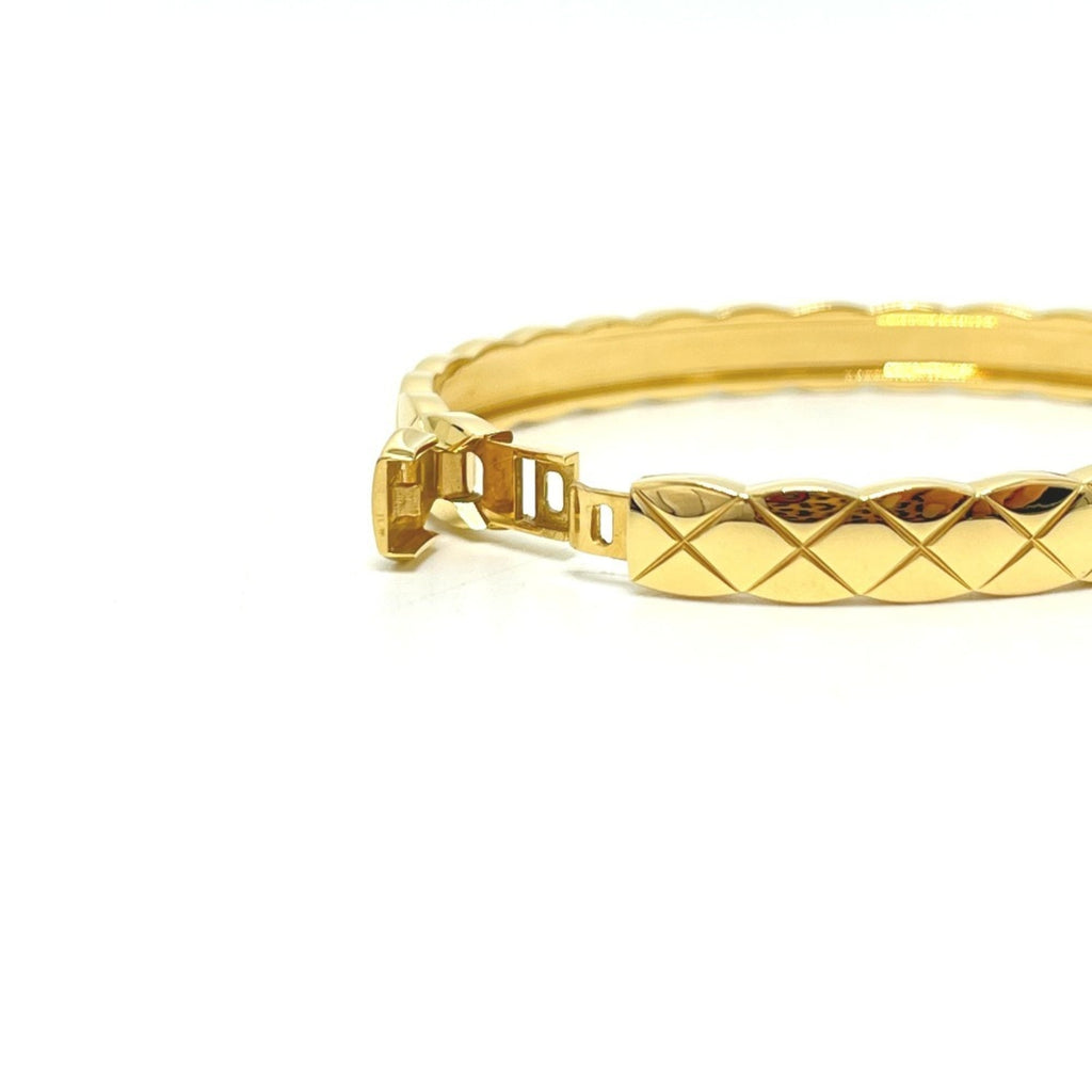 CHANEL J11140S Coco Crush Collection Diamond Large Accessory Bracelet 18K Yellow Gold for Women