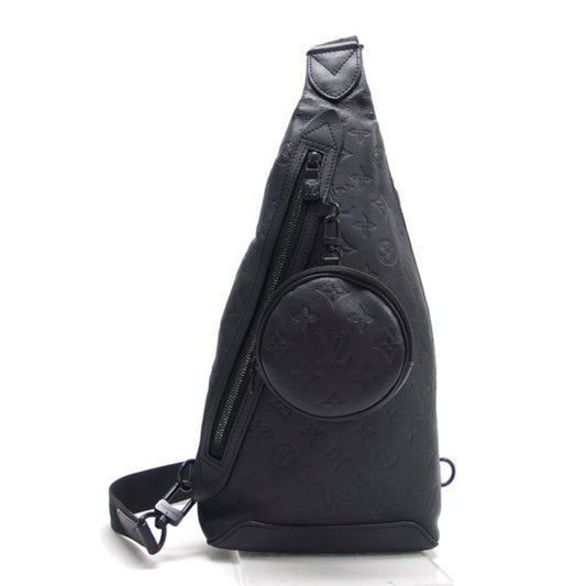 Louis Vuitton Monogram Shadow Duo Sling Bag Body Black
