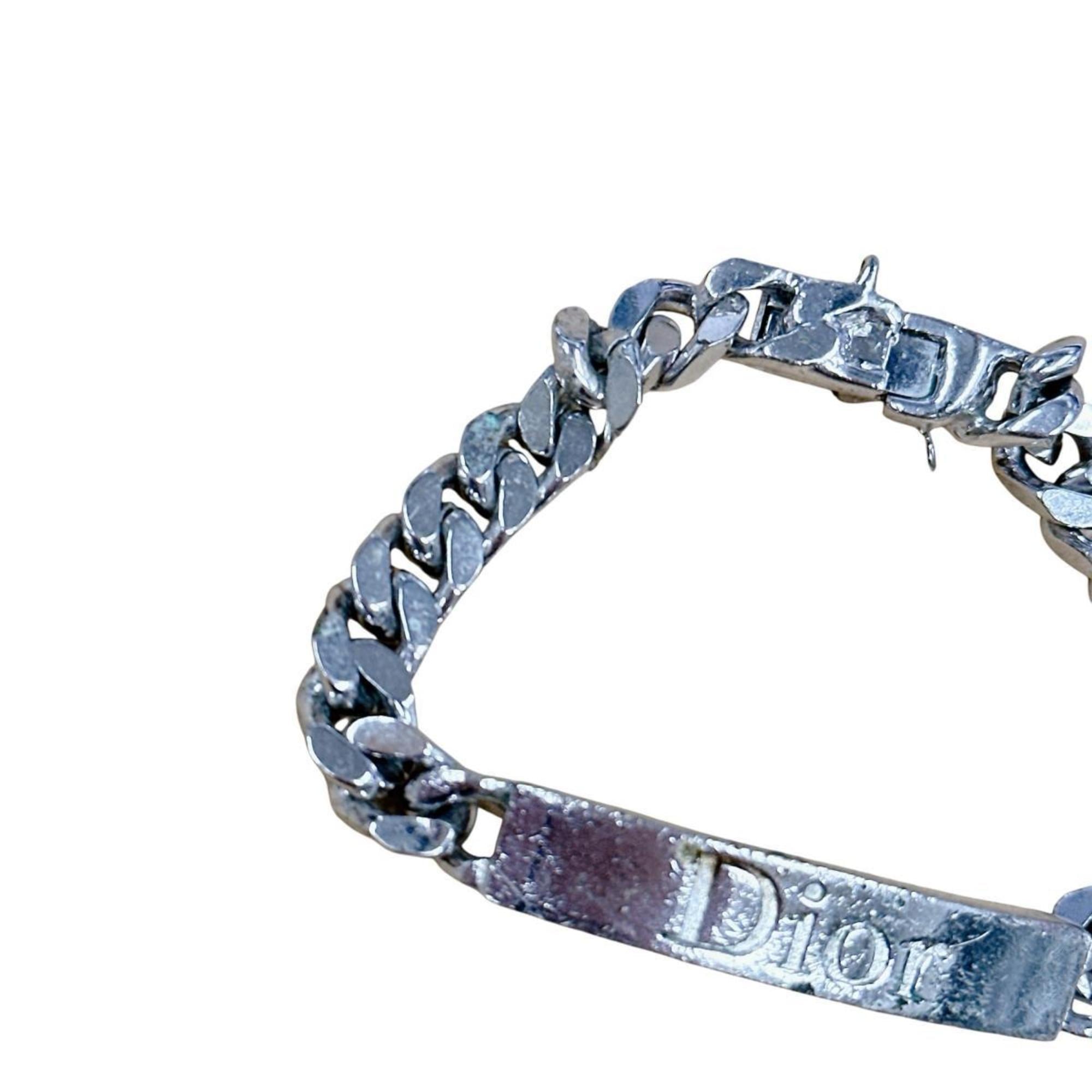 Christian Dior bracelet chain silver