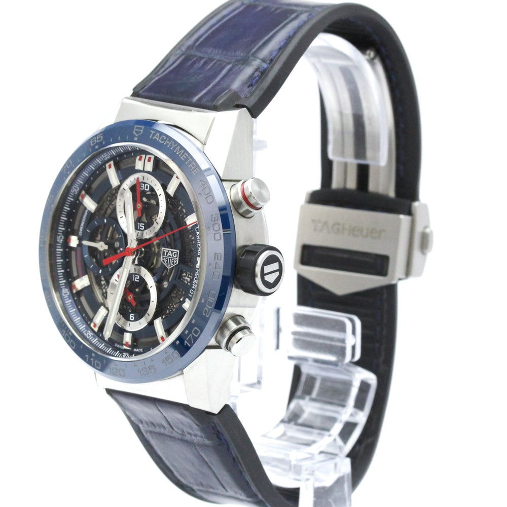 TAG HEUER Carrera Caliber Heuer 01 Chronograph Watch CAR201T Polished — Very Good
