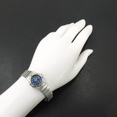 Omega Constellation Mini Cindy Crawford Limited Edition (1997 pieces) 1563 85 Ladies' Watch 12P Diamond Navy Quartz — Very Good