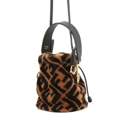 Fendi Shoulder Bag Montresor Mini Mouton 8BS010 FENDI Handbag 2-way — Like New
