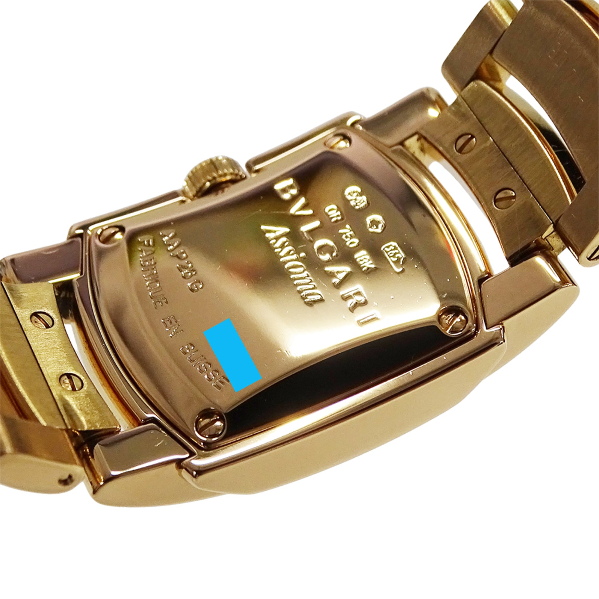 Bulgari BVLGARI Women's Watch, Brand: Assioma, Diamond Quartz, QZ, 750PG 18K Pink Gold, AAP26G — Good