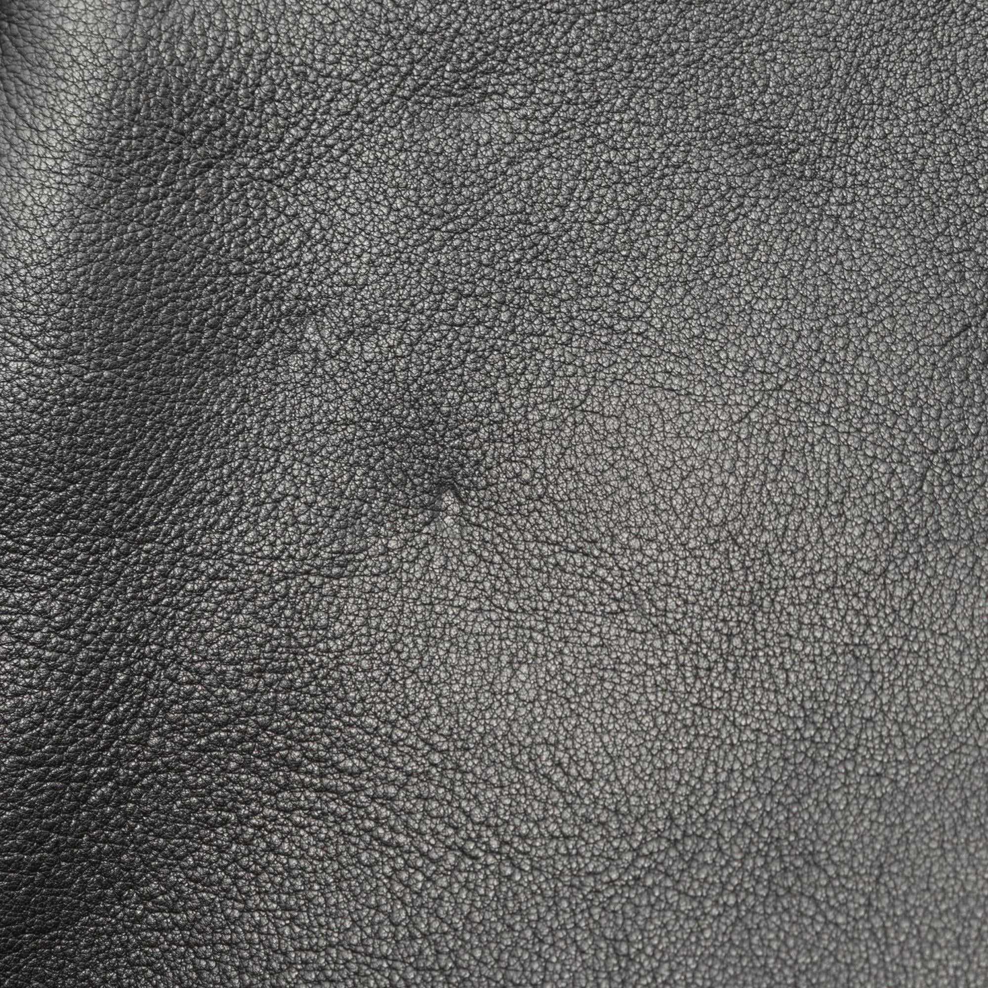 LOEWE Gate Large Bucket Handbag, Leather, Women's, Black and Brown