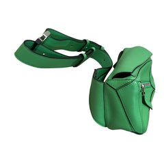LOEWE PUZZLE MINI Bum Bag, Mini Body Bag/Shoulder B510U89X02, Green, Women's — Like New