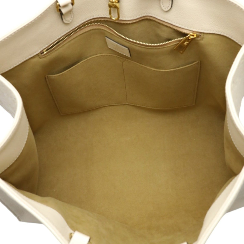 Louis Vuitton LOUIS VUITTON Tote Bag On the Go GM Monogram Shoulder Empreinte M45081 Beige LV — Like New